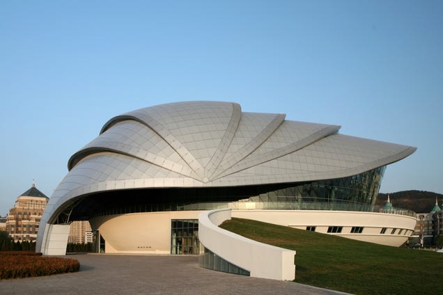 Buildings that look like UFO crash landings