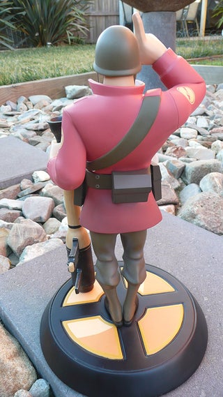 There's An Actual Team Fortress 2 Soldier In My House
