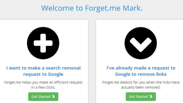 ​Forget.me Helps Remove You from Google Search Results