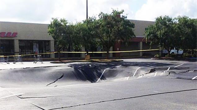 This Sure Doesn't Look Like a "Possible" Sinkhole