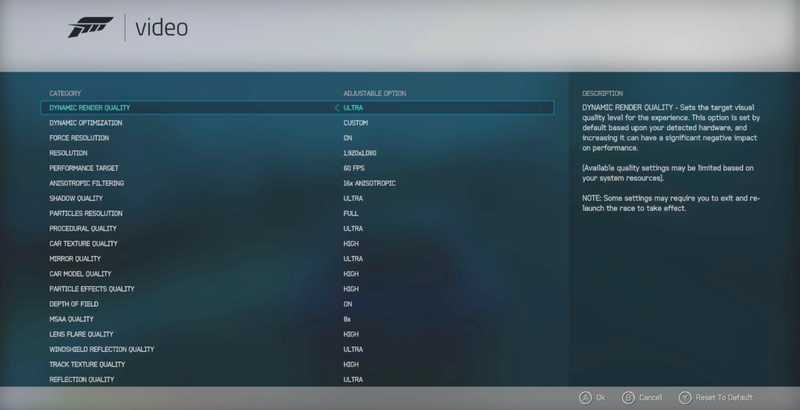 Forza Motorsport PC Has A Really Smart Way Of Keeping Your Frame Rate Constant
