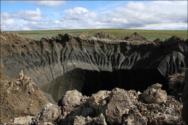 Nuevas fotos y video del interior del misterioso cráter de Siberia