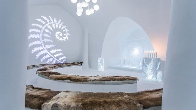 The 25th Anniversary Icehotel Features An Ice Movie Theatre