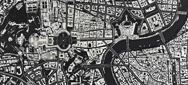 Damien Hirst's Latest Artworks Turn Scalpels Into City Maps