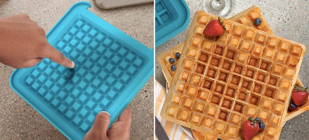 Serve an 8-Bit Breakfast With This Poke-a-Pixel Wafflemaker