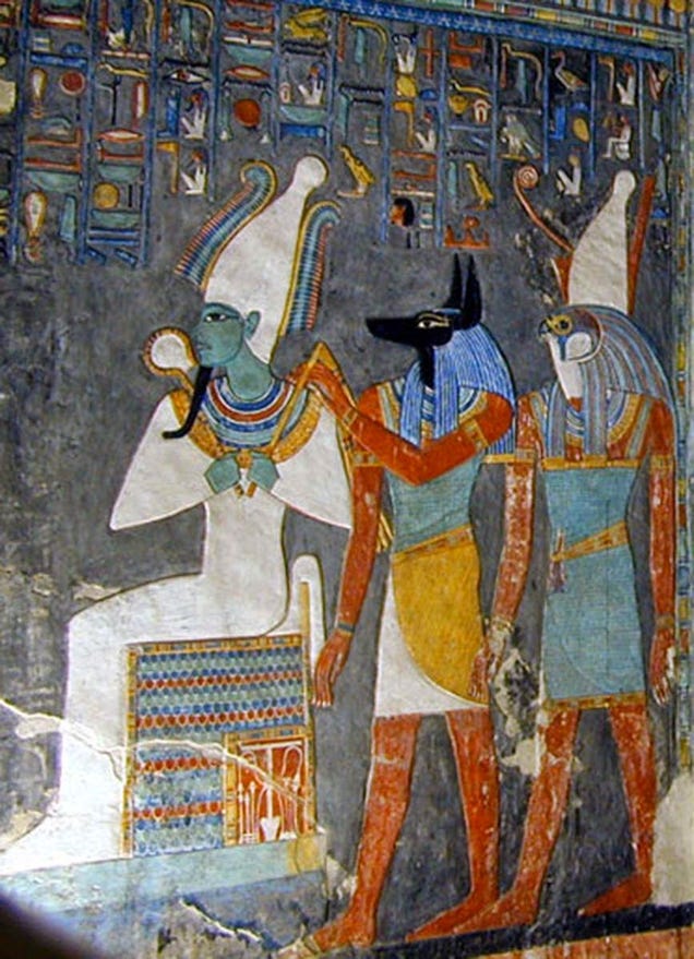 Arkæologer oplev mytiske tomb af Gud for døde i Egypten