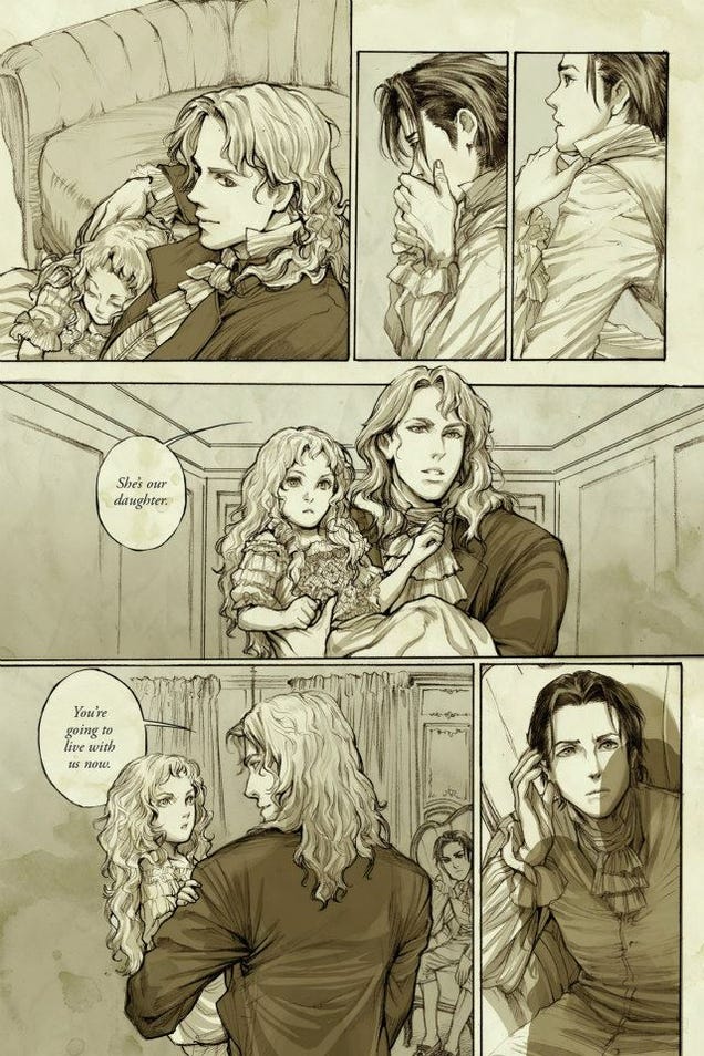 First Glimpse of the Graphic Novel that Retells Interview With a Vampire from Claudia's POV