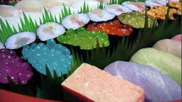 This Sushi Looks Disgusting, Colorful