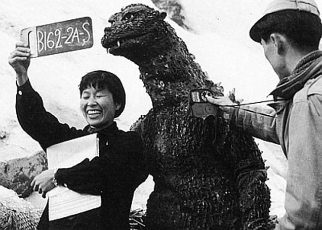 Behind-the-scenes Godzilla photos were charming, absolutely ridiculous
