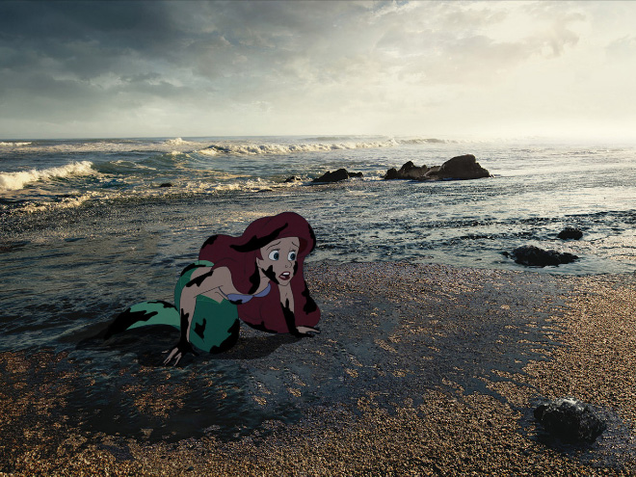 Disturbing illustrations show the real life ending of Disney characters