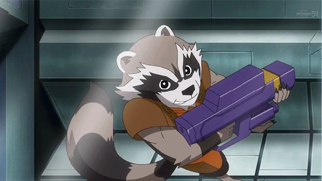 The Guardians of the Galaxy in Anime Gifs