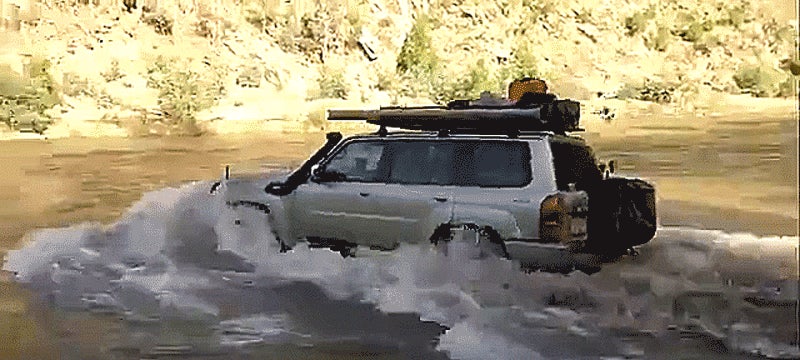 Driving Through A River Is Way More Exciting When You Almost Don't Make It