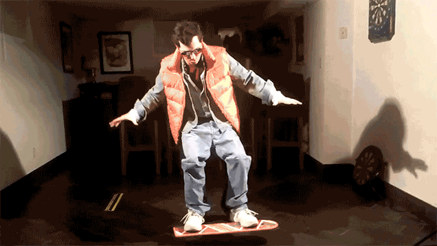 Your Halloween Costume Next Year Should Be This Great Hoverboard Getup