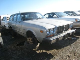 1978 Datsun 810 Wagon Down On The Junkyard