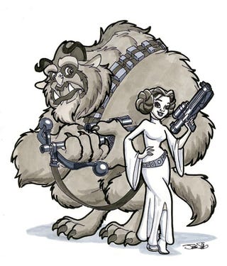 The Very Best of the Disney/Star Wars Mash-Up Art