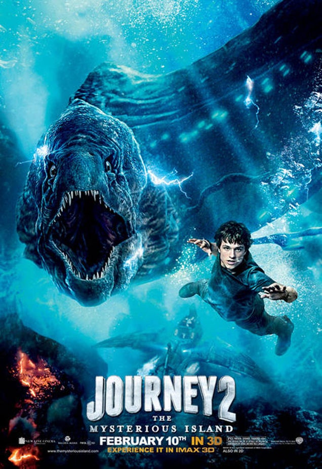 What is Michael Caine thinking in this Journey 2 character poster?