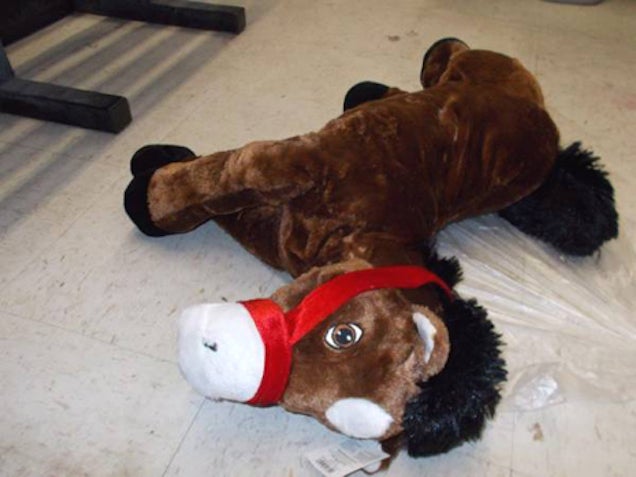 Here's the Plush Horse Fucked by the Walmart Horse Fucker