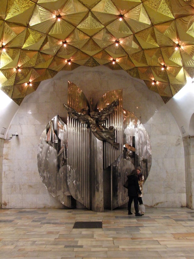 Moscow's Metro Isn't a Post Apocalyptic Wasteland. It's Actually Quite Lovely.