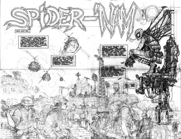 What if Spider-Man fought in Vietnam?