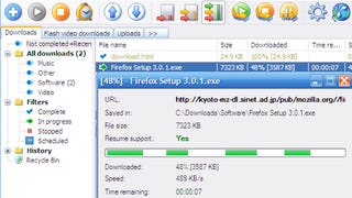 Free Download Manager (FDM) is a beefy open-source download manager with an impressive feature set similar to DownThemAll and FlashGet.