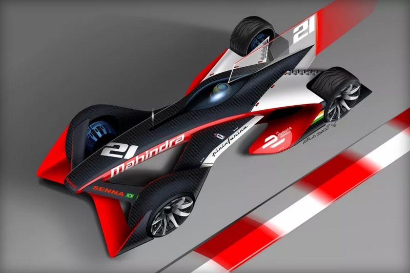 Los nuevos autos de Fórmula E diseñados por Pininfarina y Mahindra parecen naves del futuro