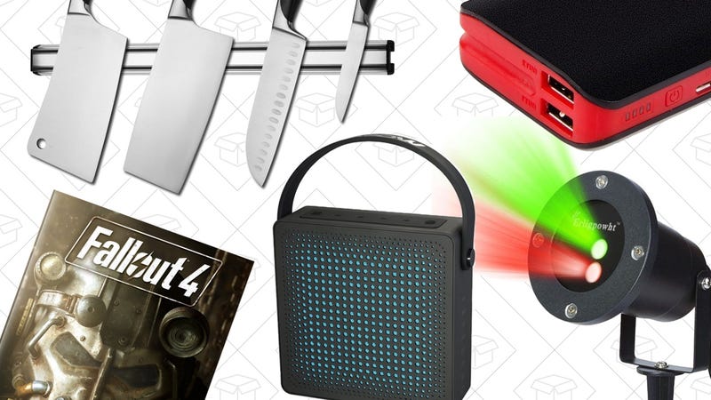 Today's Best Deals: Holiday Lasers, Fallout 4, Magnetic Knife Strip, and More