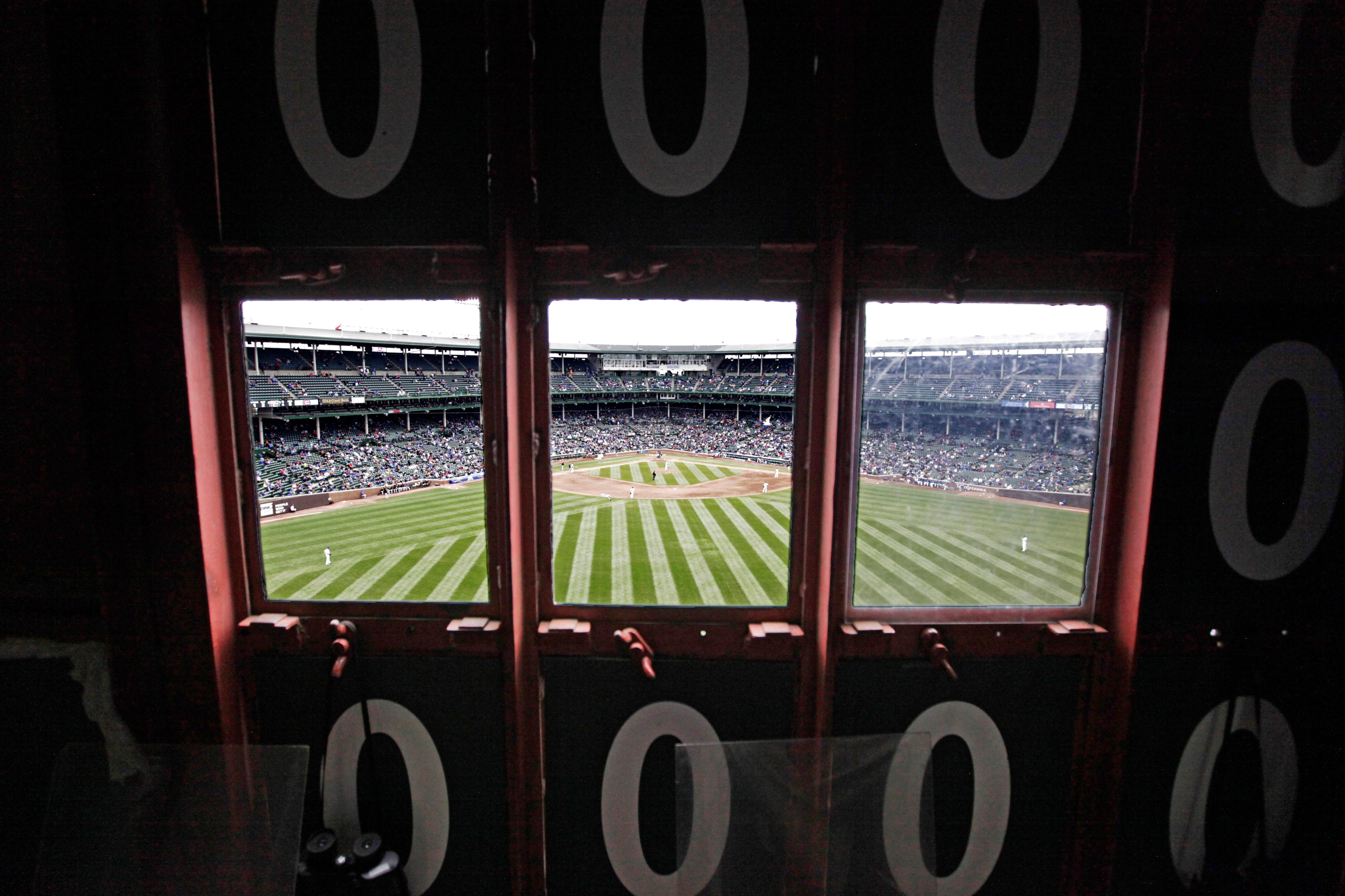 Rare Photos Of Wrigley's Scoreboard Mark Its 100th Anniversary