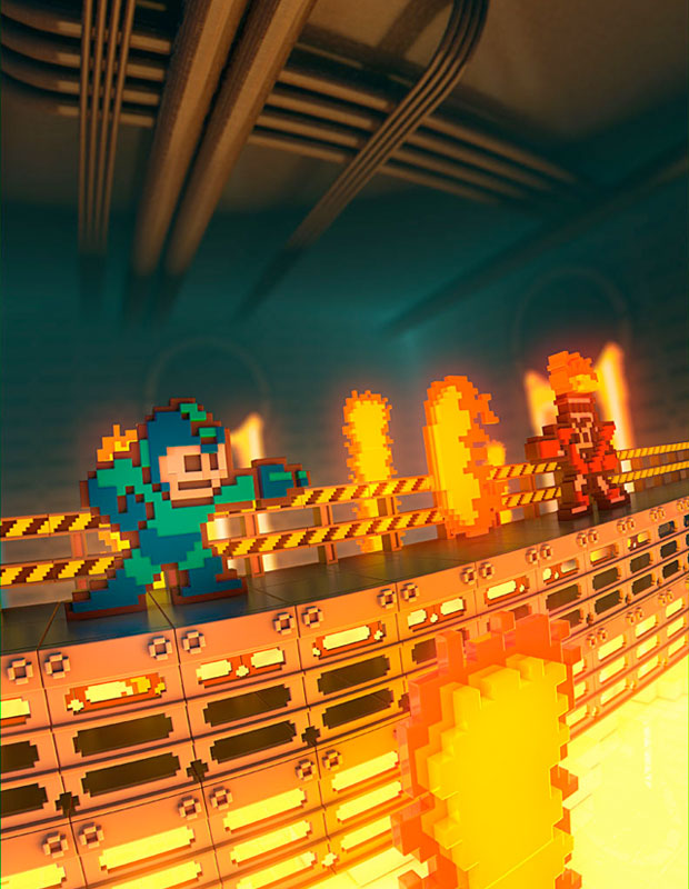 fire man megaman