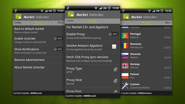 Market Unlocker Makes Location Restricted Market and Amazon Apps Available to Users in Any Country