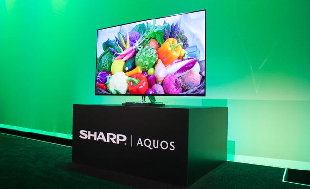 Sharp's Super Slim 4K TV Is Like Whoa Skinny