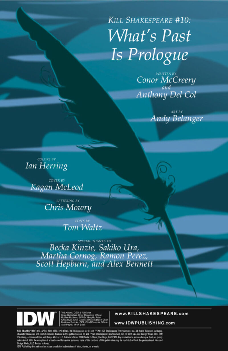 In this sneak peek of Kill Shakespeare, a happy dagger gets overzealous