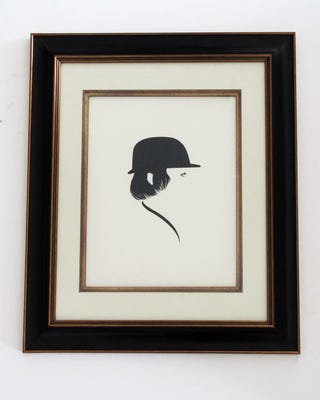 Victorian paper silhouettes of famous (and infamous) scifi characters