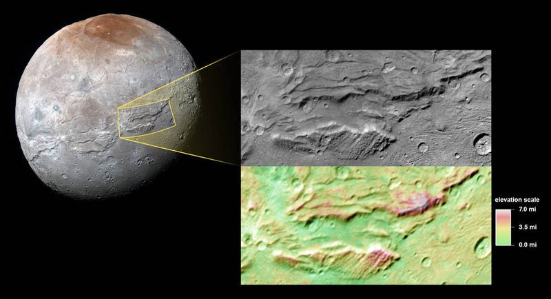Frozen Oceans May Have Burst Through the Surface of Pluto's Largest Moon