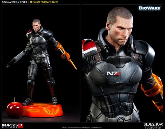 Commander Shepard's $350 Statue Looks Lonely Without Tiny Plastic Space Hamsters