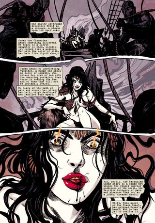 Read an exclusive sneak peek of Dark Horse Comics' Conan The Barbarian!
