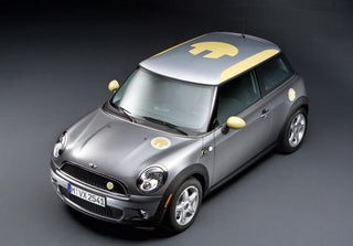 Mini E Electric Car Perfect For Al Gore Remake of Italian Job