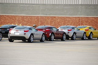 2009 Pontiac Solstice Coupes Apparently Rolling Off Assembly Line