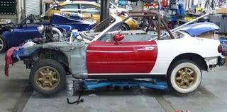 Eyesore Racing's Ghettocharged Miata Fears No Turbocharged Peugeot Surrender Monkeys!