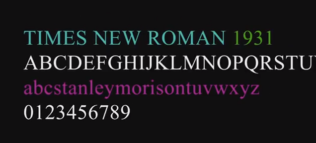 Screw Helvetica, Times New Roman is the World's Most Famous Typeface