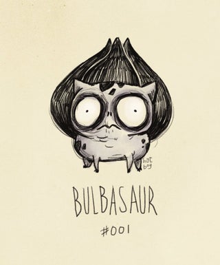 Pokémon, in the style of Tim Burton