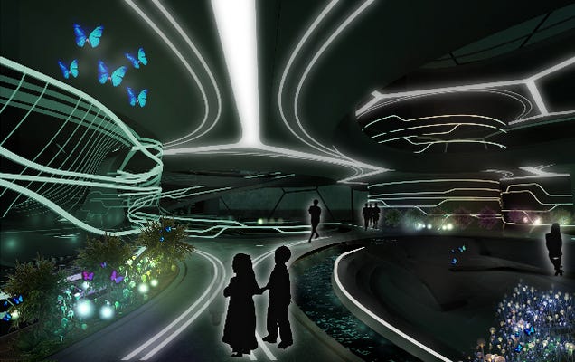 Tron-like House of the Future will be built over a Beijing mall