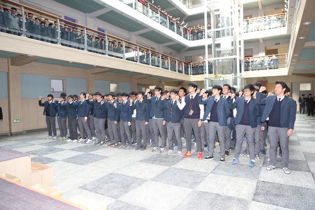 This South Korean High School Looks Like a Prison