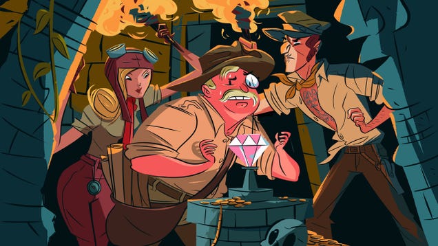 Play The Cave. You'll See Awesome Art Like This.