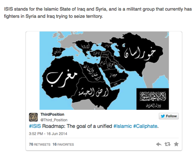 That ISIS "Caliphate Map" Is Bogus, So Stop Freaking Out