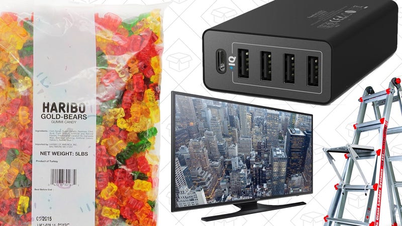 Sunday's Best Deals: 4K Samsung, Little Giant Ladder, Gummi Bears, and More