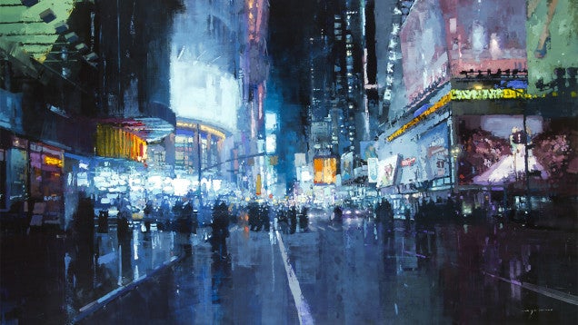 The Gritty Cityscapes of Jeremy Mann