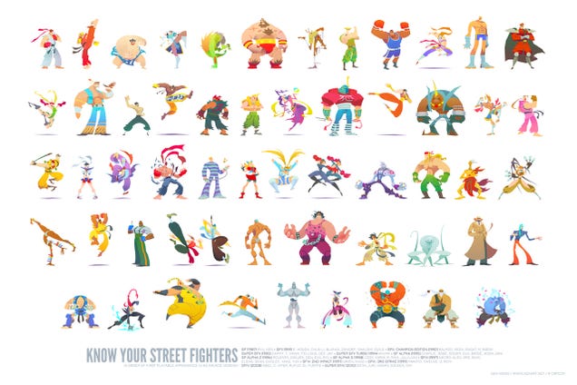 57 Street Fighters, All in the One Place