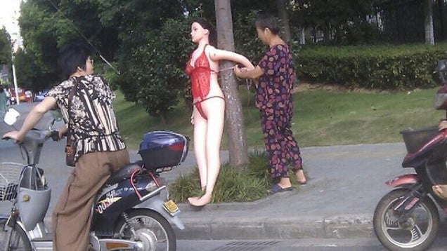 Why the Old Lady Tied the Sex Doll to the Tree