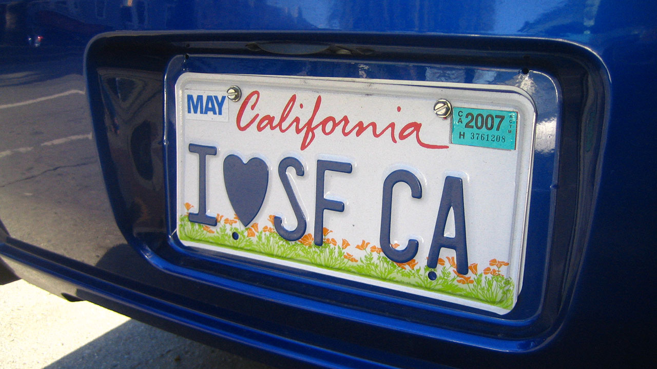 how to replace county sticker on license plate