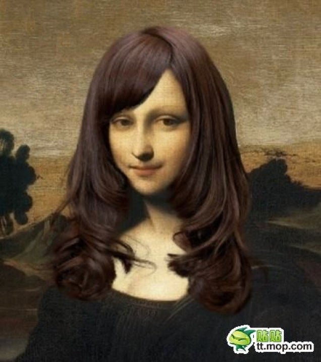Thank China for Mona Lisa's New Hair Style
